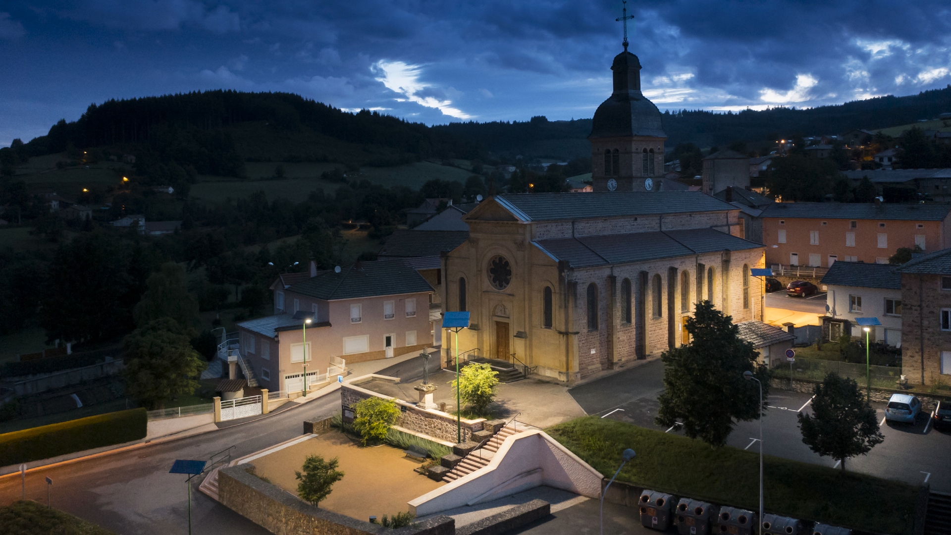 village éclairage