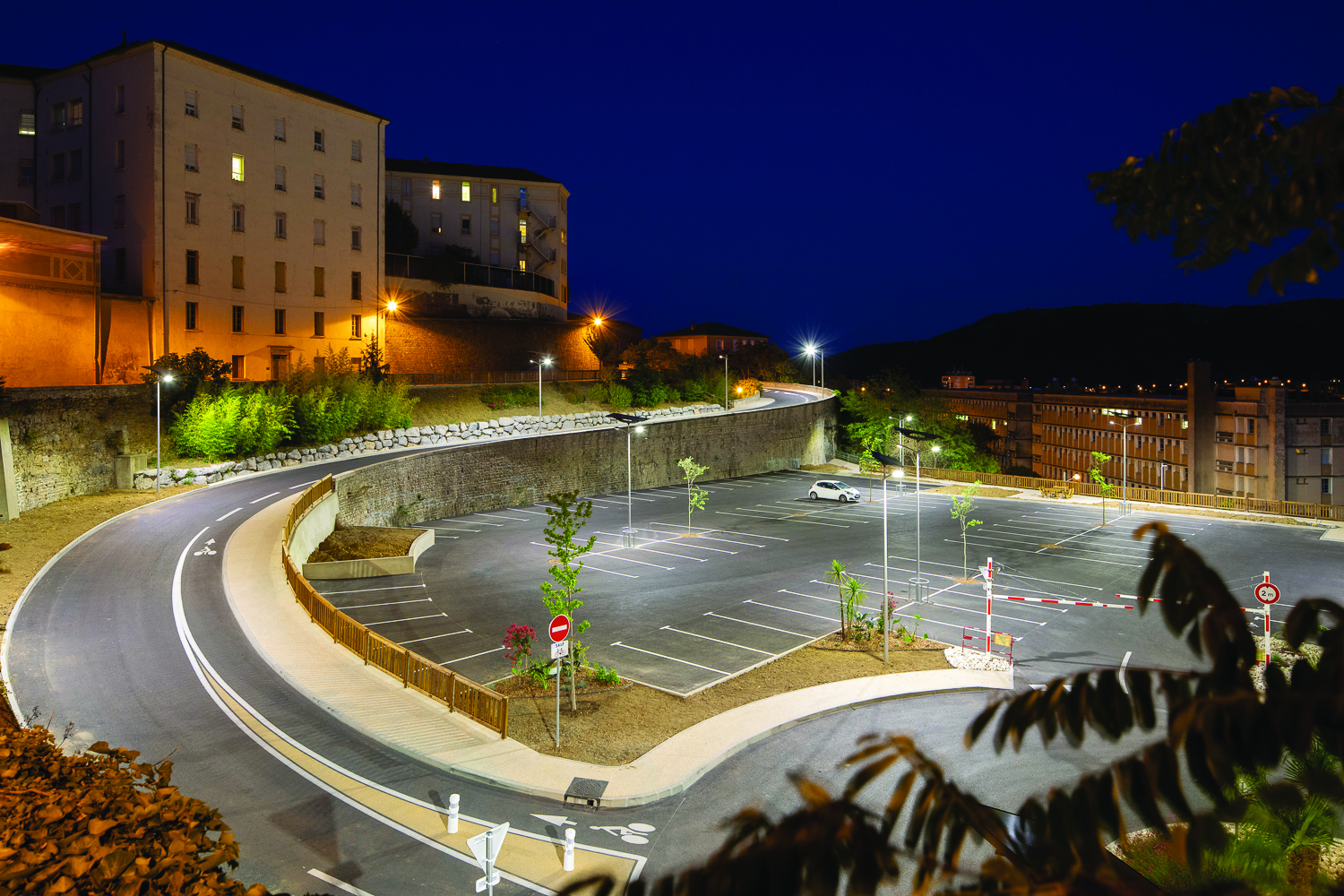 Eclairage public solaire à Privas en Ardèche