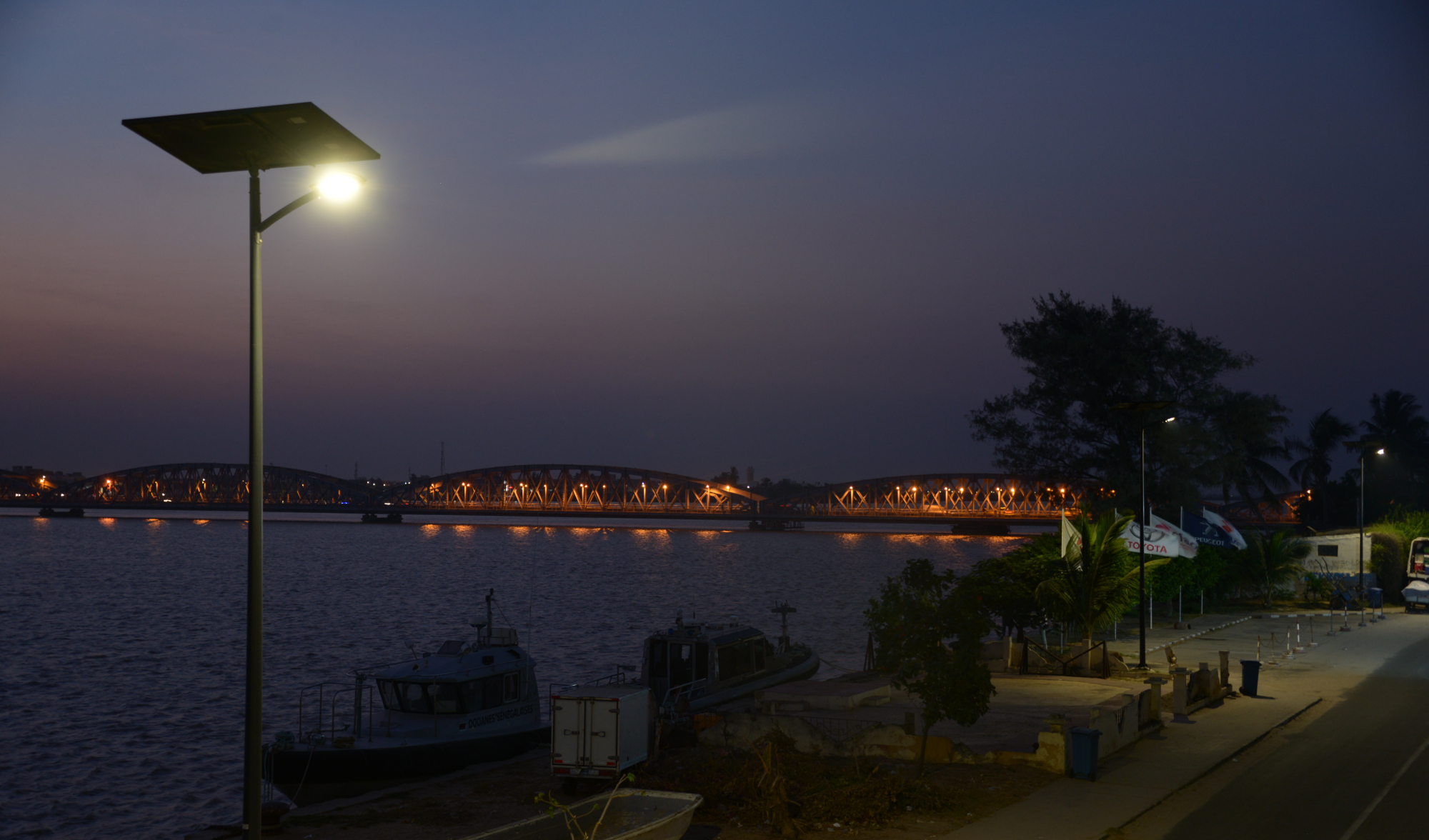 Eclairage public solaire au Sénégal