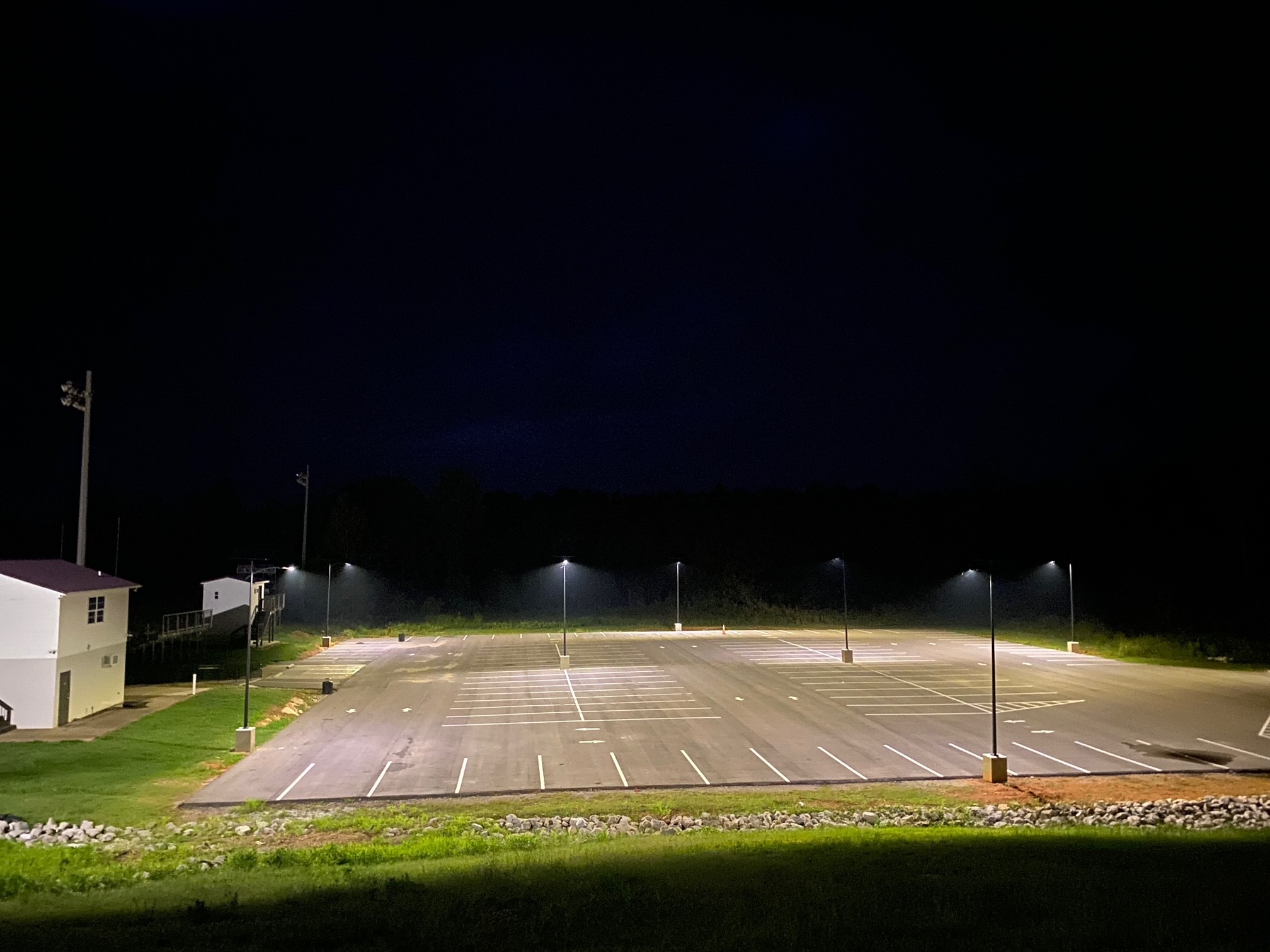 Solar lighting Pinson Sports complex