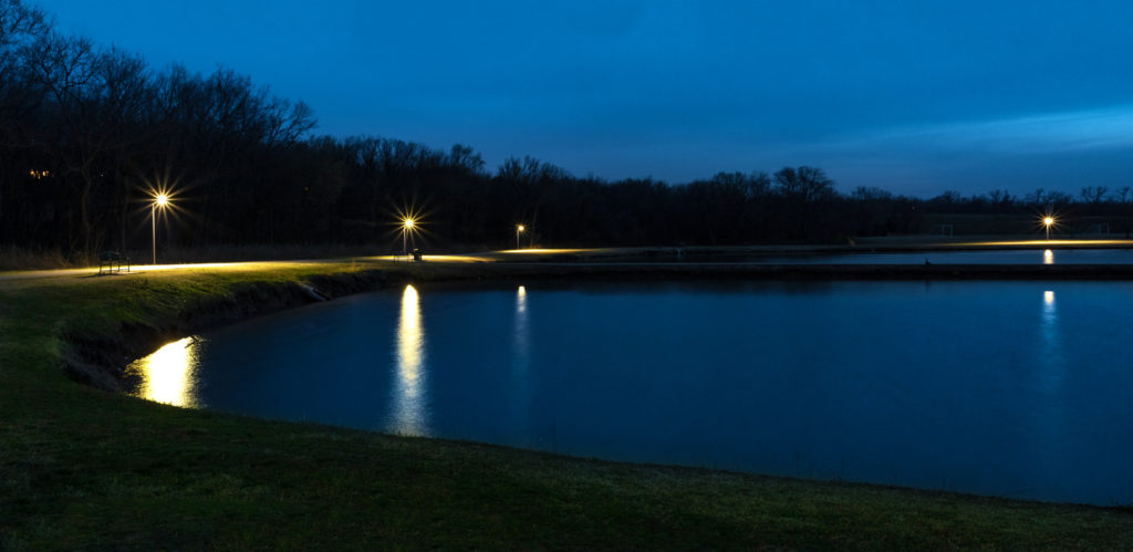 Fonroche Lighting America - Solar public lighting at Lee Lake