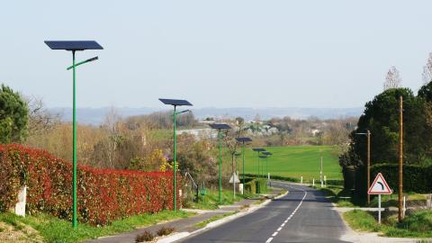 Dunes éclairage solaire