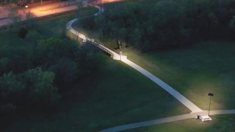 chemin éclairage texas