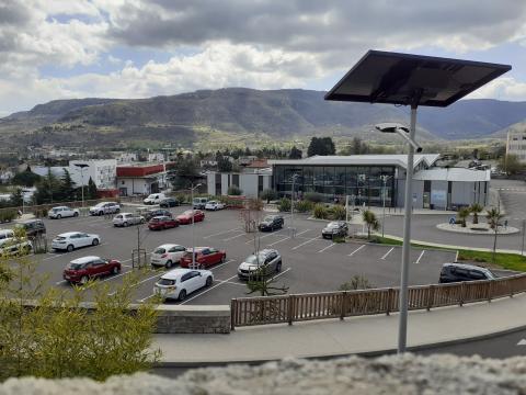 Eclairage public solaire à Privas en Ardèche