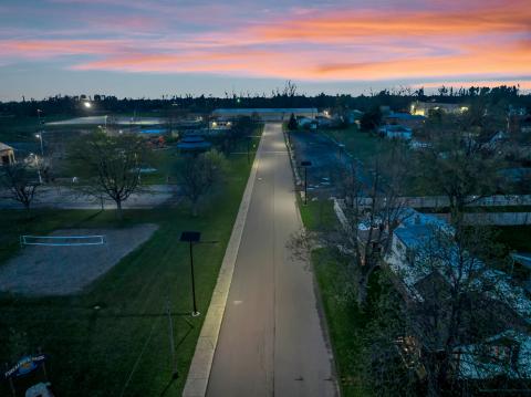 Eclairage public Solaire, Etat de New york, USA