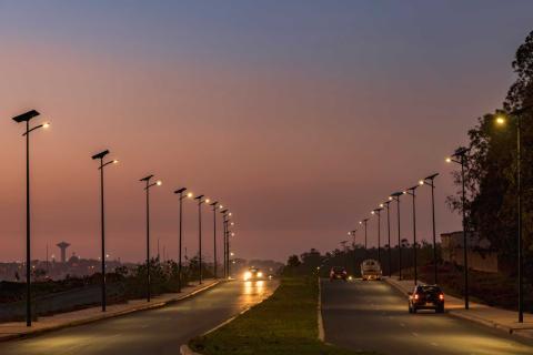 Eclairage public solaire Maroc - Kenitra