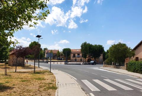 Éclairage municipal solaire La losa, Espagne