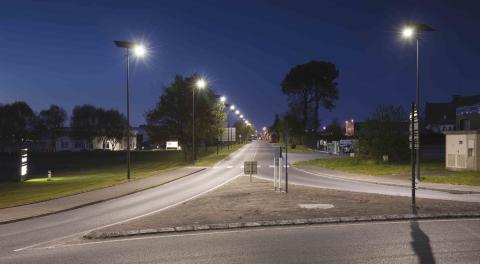 lampadaire solaire route