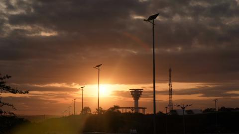 éclairage public solaire Monbasa, kenya