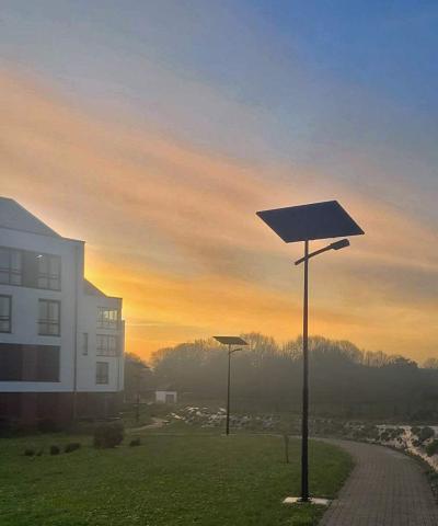 éclairage public solaire belgique