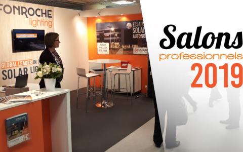 Fonroche eclairage présent sur plusieurs salons professionnels en 2019
