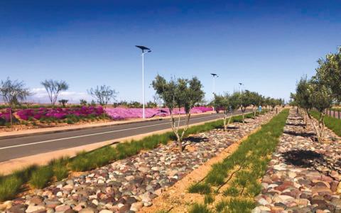 Fonroche-Lighting-Noor-solar-plant-Ourzazate