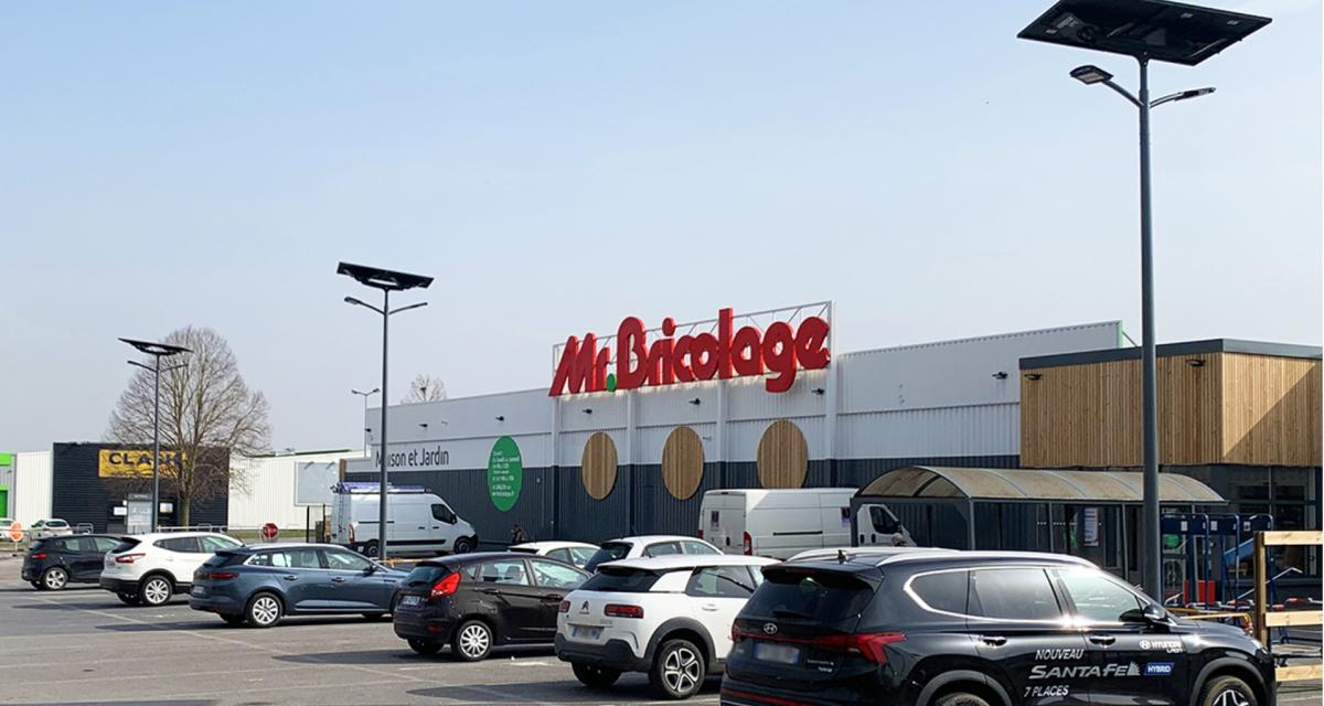 mr bricolage éclairage parking