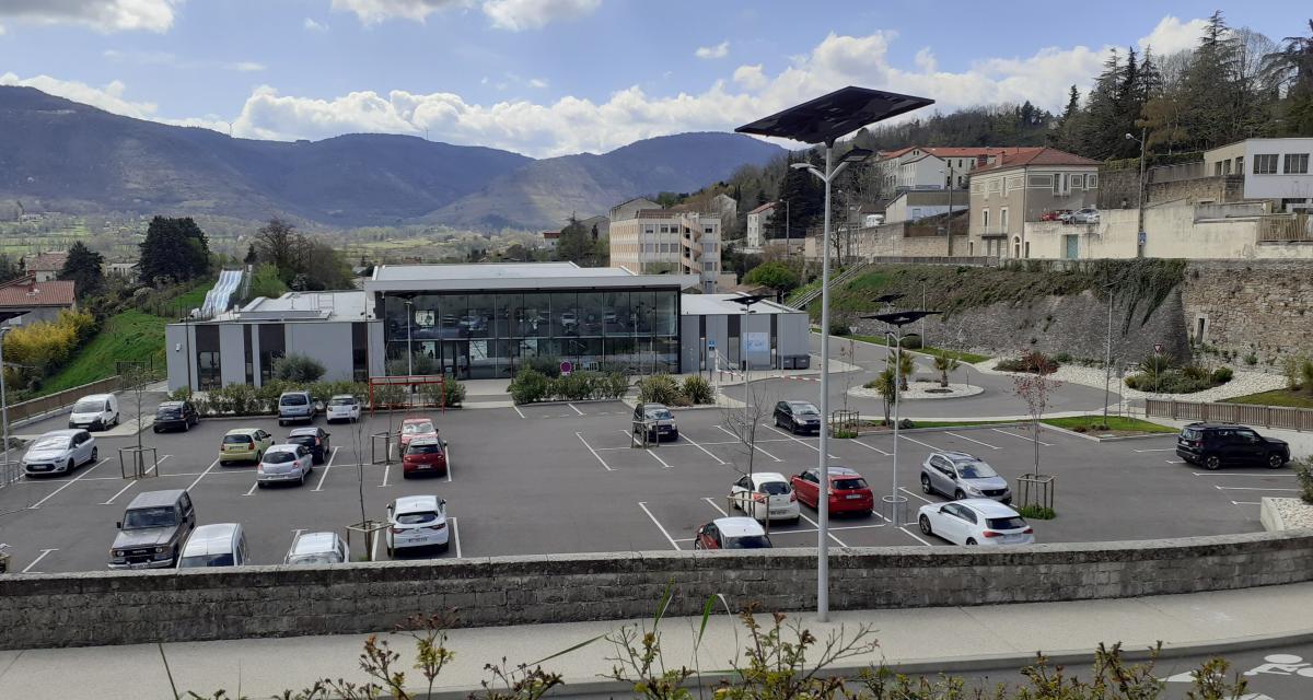 Eclairage public solaire à Privas en Ardèche