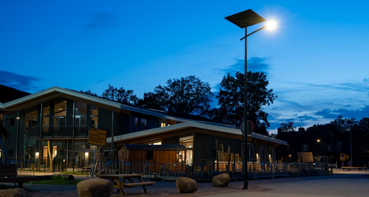 Fonroche Lighting-verlichting op zonne-energie in Oirschot