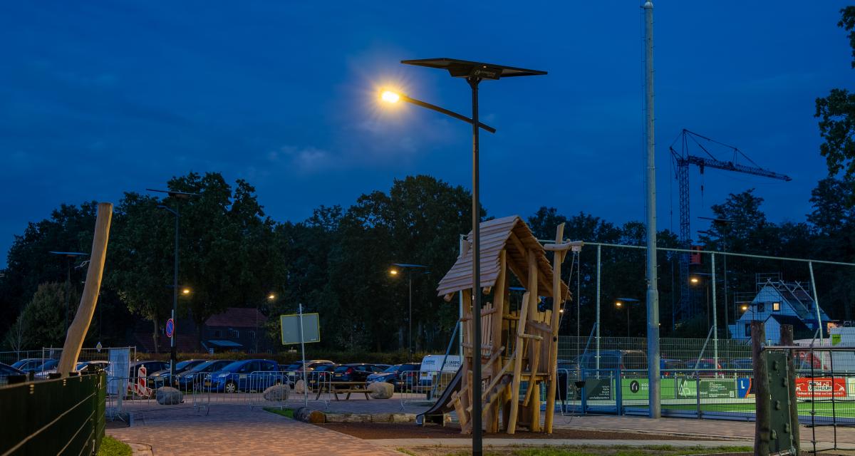 Fonroche Lighting-verlichting op zonne-energie in Oirschot