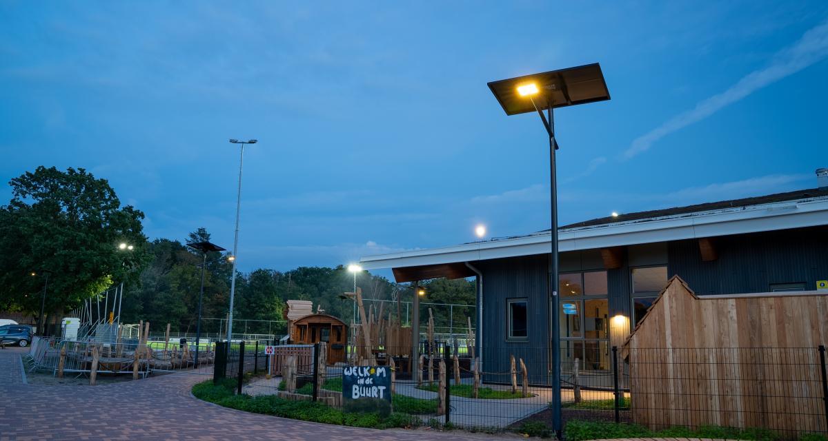 Fonroche Lighting-verlichting op zonne-energie in Oirschot