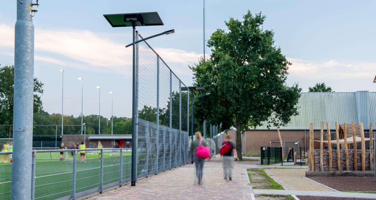 Fonroche Lighting-verlichting op zonne-energie in Oirschot