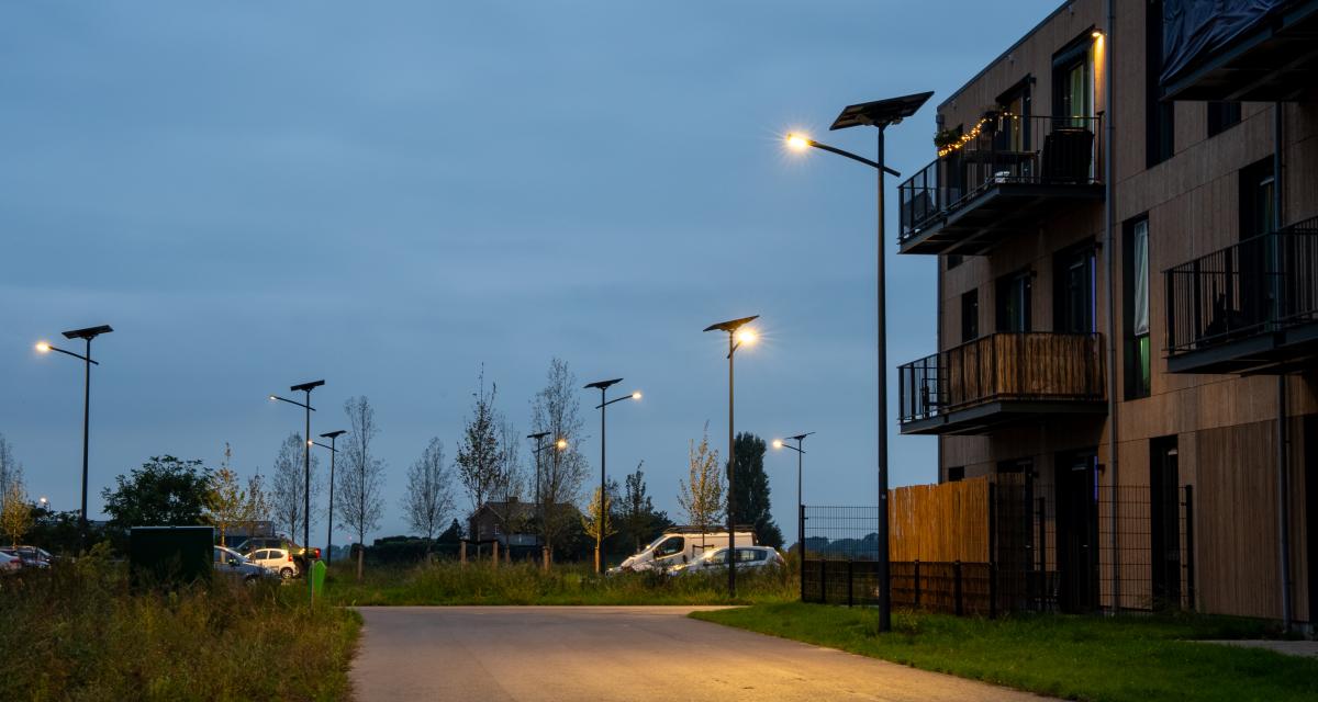 De draadloze verlichting op zonne-energie van Fonroche Lighting